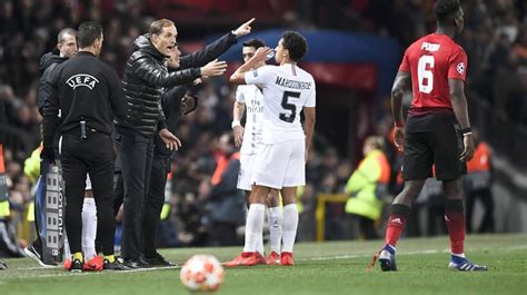 Champions League PSG Feiert Thomas Tuchel Und Marquinhos