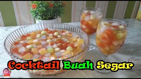 Resep Mudah Membuat Cocktail Buah Segar YouTube