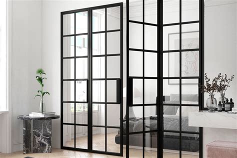 Steel Interior Doors Modern Glass French Interior Doors Exterior