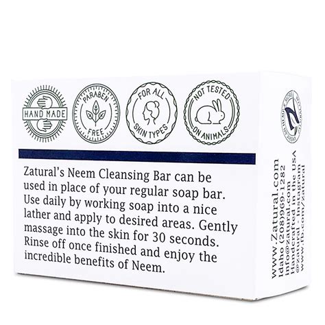 Neem Soap Organic Neem Oil Organic Soap Zatural