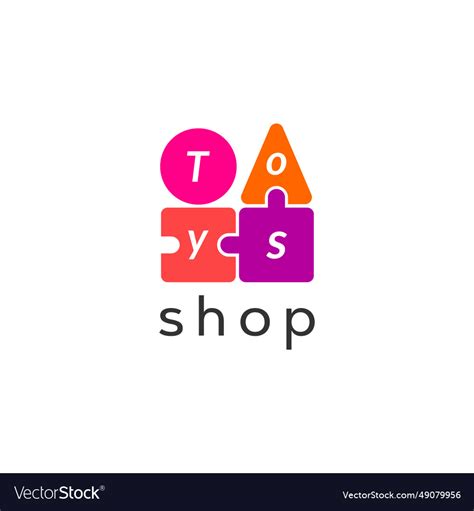 Toys Logo Royalty Free Vector Image Vectorstock