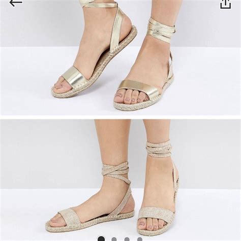 Selling These Nude Sandals Never Been Worn Great Depop