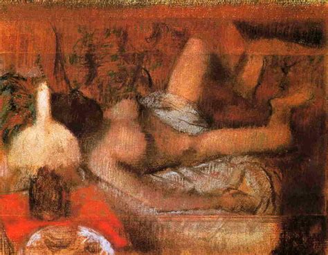 Reproducciones De Arte Reclinando Nude 1885 De Edgar Degas 1834 1917