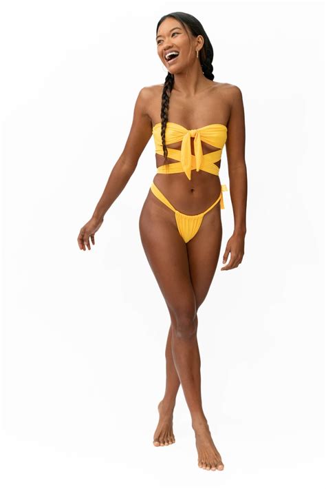 Orange Bikini Set Etsy