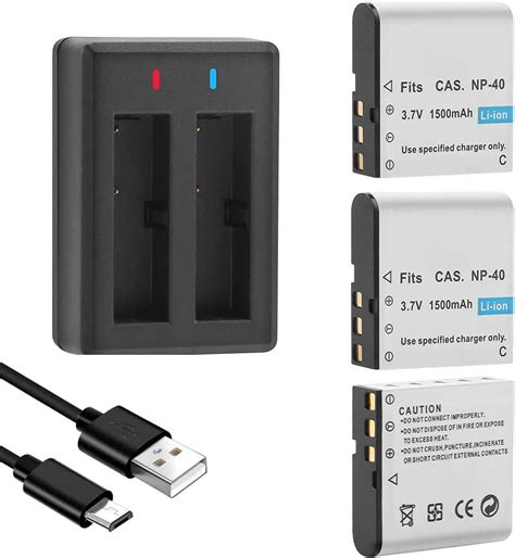 Geekam Np Camcorder Akku Mah Wiederaufladbar Batterien Mit Usb