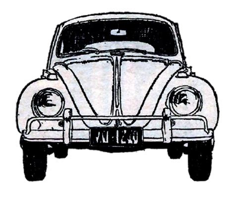 Vintage Car Watercolor Beetle Bug 1321085 Imagem De - Clip Art Library