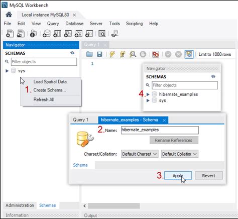 How To Create A Database Schema In MySQL