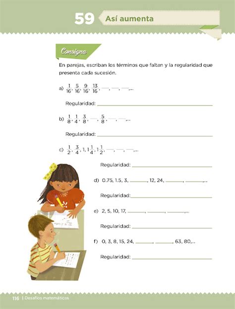 SEXTO GRADO GRUPO A Sucesiones numéricas lección 58 y 59 libro