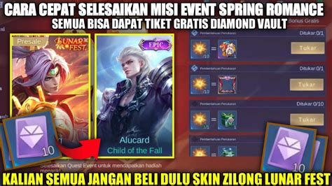 Curang Cara Cepat Selesaikan Misi Event Spring Romance Tiket