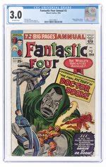 Hake S FANTASTIC FOUR ANNUAL 2 1964 CGC 3 0 GOOD VG