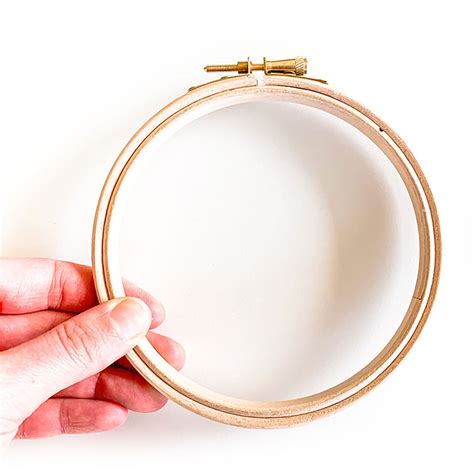 5 inch embroidery hoop | 12,5 cm wood embroidery hoop | Studio Koekoek