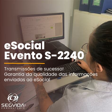 Evento Sst Esocial S Condi Es Ambientais Do Trabalho Agentes