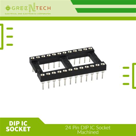 10 Pcs 24 Pin DIP IC Socket Machined Lazada PH