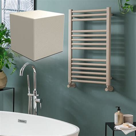 Vogue Focus Towel Radiator In Latte Beige Rsf Bathrooms