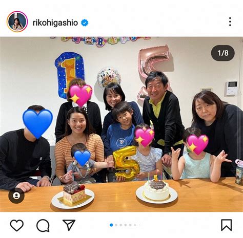 石田純一、次女の5歳＆すみれ長男の1歳誕生日を祝福！（東尾理子公式インスタグラム ＠rikohigashioから） ― スポニチ