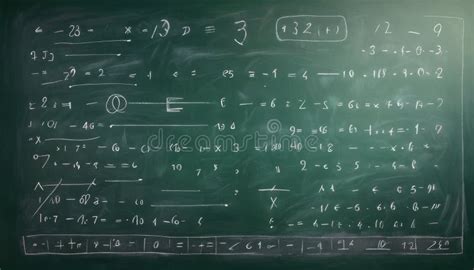 Chalkboard With Mathematical Equations Stock Image Image Of Chalkboard Diagrams 316514901