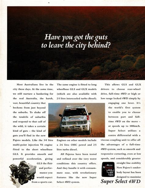 Mitsubishi Pajero Gls Glx Wd Wagon Page Aussie O Flickr