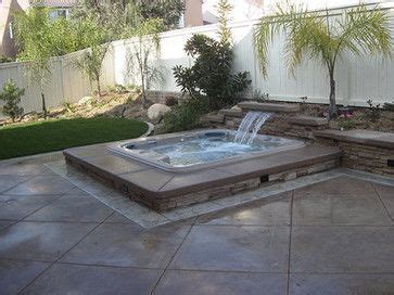 In Ground Custom Spas contemporary-landscape | Hot tub outdoor, Hot tub backyard, Contemporary ...