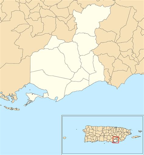 Image: Guayama, Puerto Rico locator map