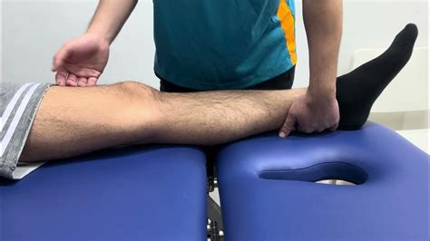 Manual Therapy Knee Extension Mobilization Youtube