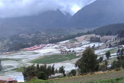 Granizada daña 15 hectáreas de cultivo en la sierra de Áncash