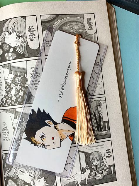 Haikyuu Bookmarks Hinata Kageyamakenmaetc Etsy