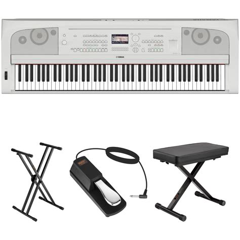 Yamaha DGX 670 Portable Digital Grand Piano Value Bundle With