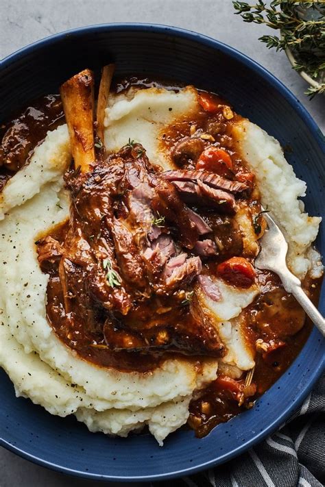 Braised Lamb Shanks • Olive And Mango Recipe Braised Lamb Lamb Shank