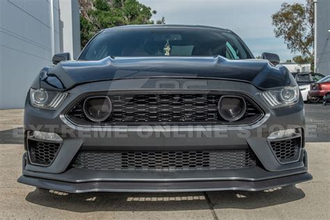 Mach 1 Style Front Bumper For 15 17 Ford Mustang Full Conversion Polyurethane Ebay