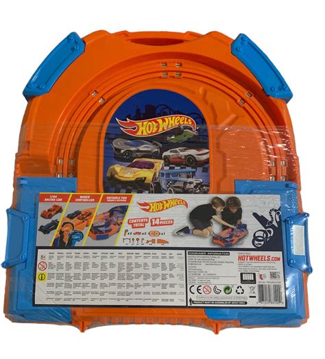 Hot Wheels Deluxe Slot Car Carry Case Ft Track Scale Ships