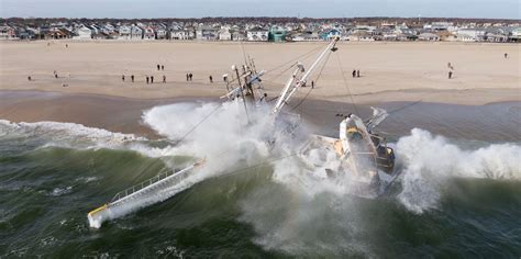 Salvage To Begin For Sunken Boat Susan Rose Off Point Pleasant Beach