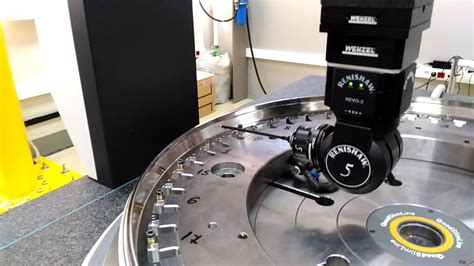 Rpi Quadslimline Rotary Table Integrated To Wenzel Lh108ng Cmm Youtube