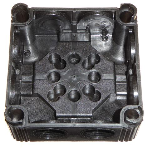 5pk Wiska Combi 308 Black Outside Junction Box Waterproof IP67 Membrane