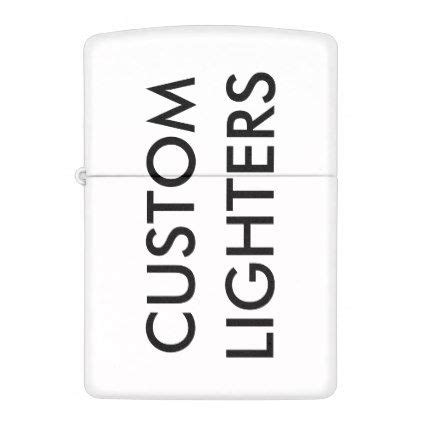 Custom Personalized Zippo Lighter Blank Template Zazzle