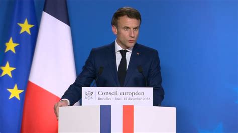 Scandale de corruption au Parlement européen Macron appelle à ne pas