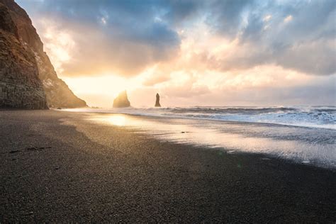 Reynisfjara Is The Most Famous Black Sand Beach In Iceland