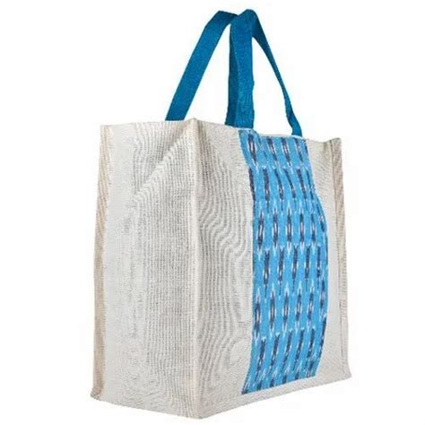 Safa Open Printed Jute Carry Bag Size 14 X 12 X 3 Capacity 10kg