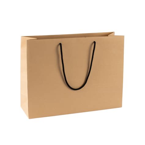 Extra Large Landscape Kraft Paper Gift Bag With Rope Handles Tiny Box