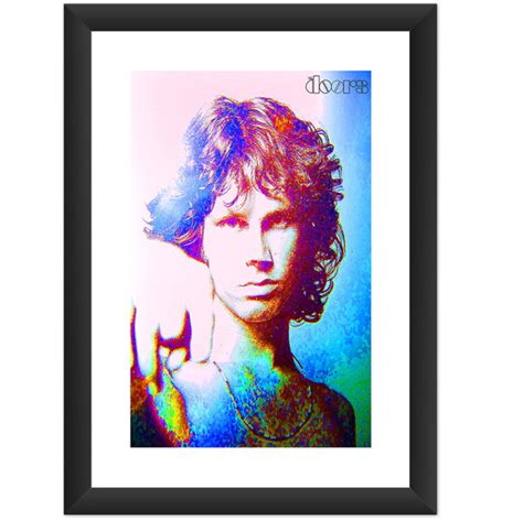 Quadro Jim Morrison The Doors Banda Rock Elo7