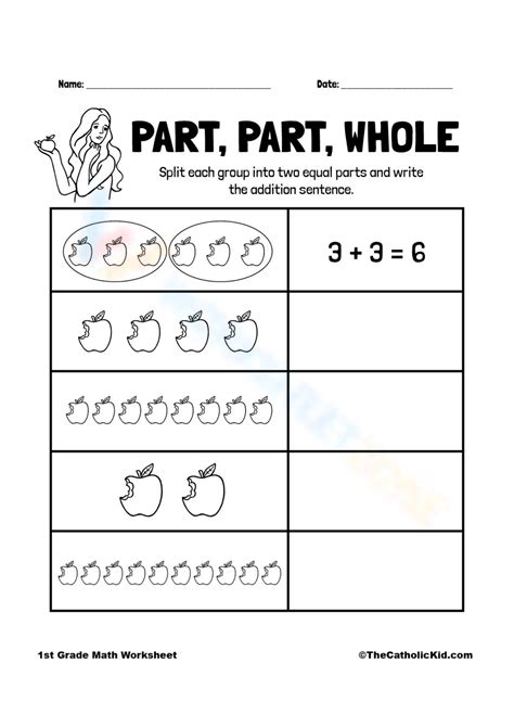 Part Part Whole Worksheet School Worksheets Library