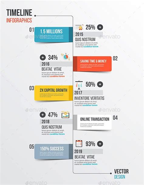 Timeline Infographics Design | Timeline design, Infographic design ...