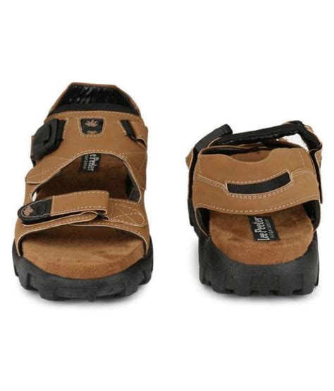 Dakarr Brown Synthetic Leather Sandals Buy Dakarr Brown Synthetic