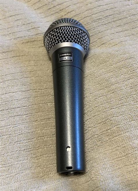 Shure Beta 58a Supercardioid Dynamic Vocal Microphone W Proline Desk Mic Stand 300263080901 Ebay