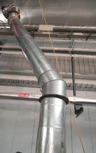 Round Head Industrial Galvanized Iron Duct AC At Rs 120 Sq Ft In