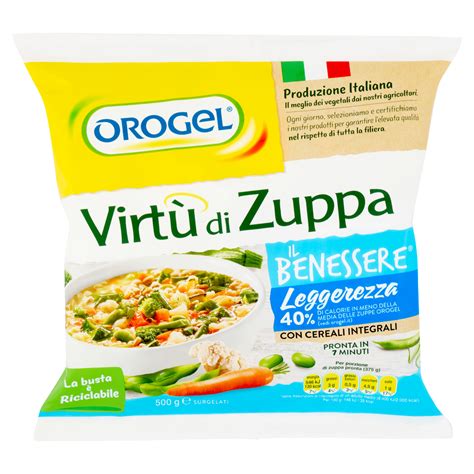 Orogel Il Benessere Virtù di Zuppa Leggerezza con Cereali Integrali