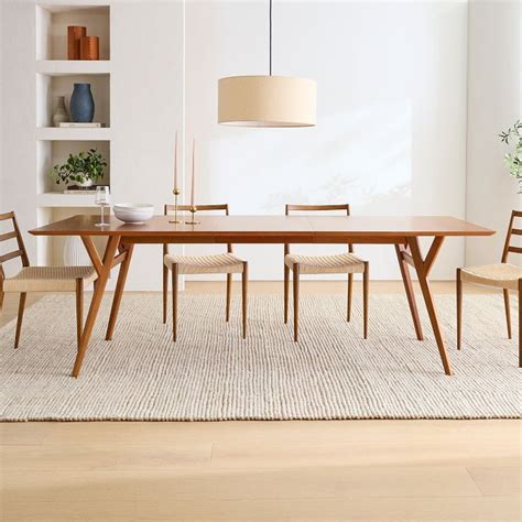 Mid-Century Expandable Dining Table (39"–92") | West Elm