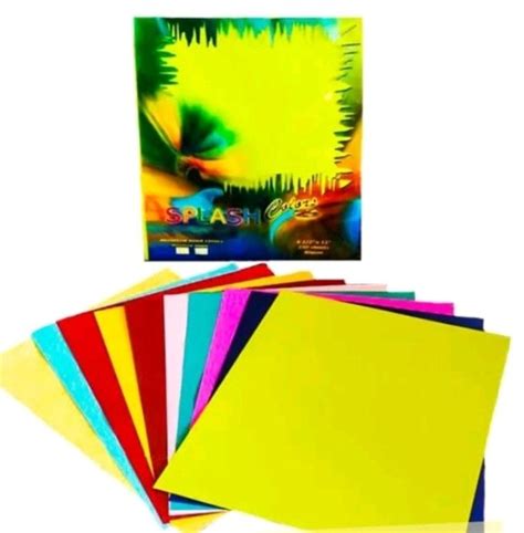 Colored Paper Trigem Or Splash Pcs Assorted Colored Paper Per Ream