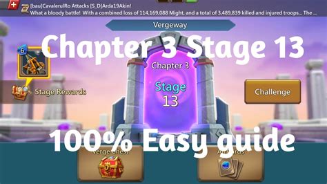 Lords Mobile Vergeway Chapter Stage Easiest Guide Youtube