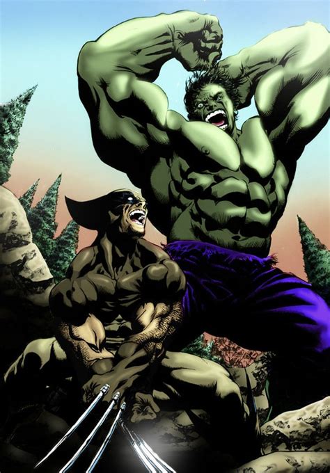 #Hulk #Fan #Art. (Wolverine And Hulk Main Finish) By: JeremiahPypes ...