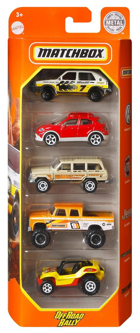 Matchbox 5 Car Pack Assortment แมตชบอกซ รถแพก 5 คนคละแบบ C1817